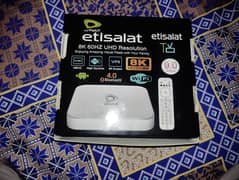 Etisalat TV box Android 9 with voice remote