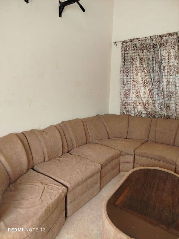 Sofa set with table 1