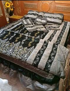 nrand new bridal bed sheet 9 pieces