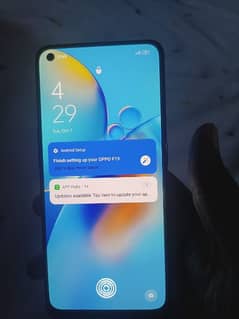 Oppo F19  10 to 9 condition peak set koi fualt nahi in display finger