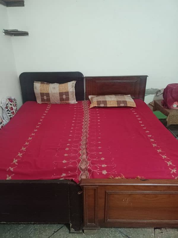 Single Bed 2 Adad with Metress 10