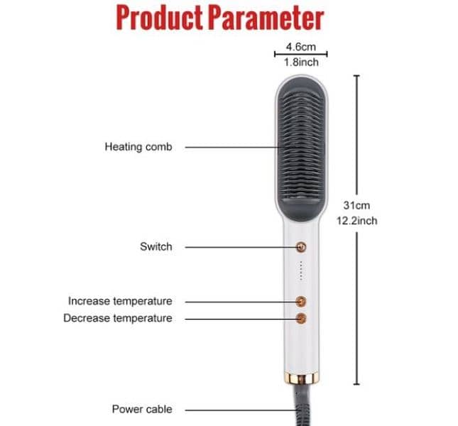 Hair Straightener Comb 4