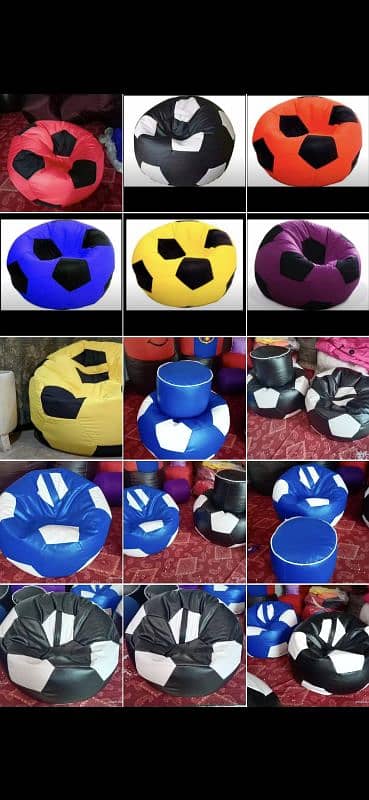 XL size football bean bag sofas / Sofa cum bed bean bag 1