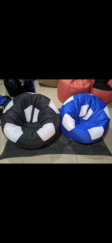 XL size football bean bag sofas / Sofa cum bed bean bag 2