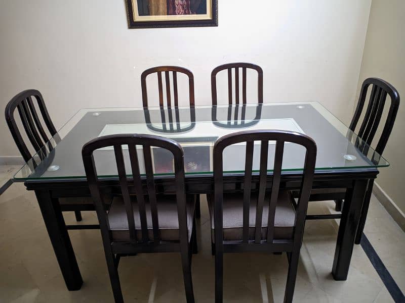 Full 6-chairs Dining Table 1