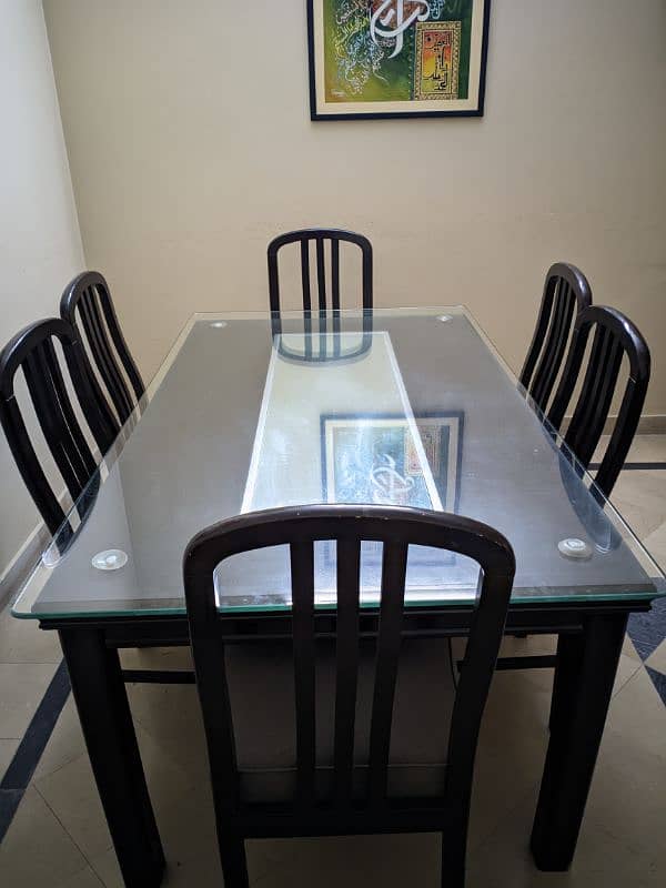 Full 6-chairs Dining Table 2