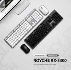 Royche Wireless Keyboard & Mouse Set RX-3300