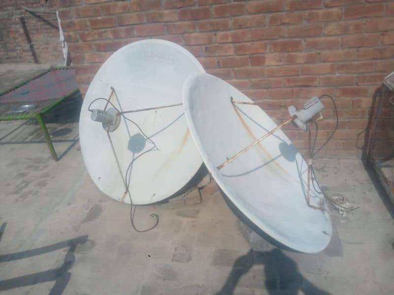 2 dishes and 1 resiver for sale baray taway 2