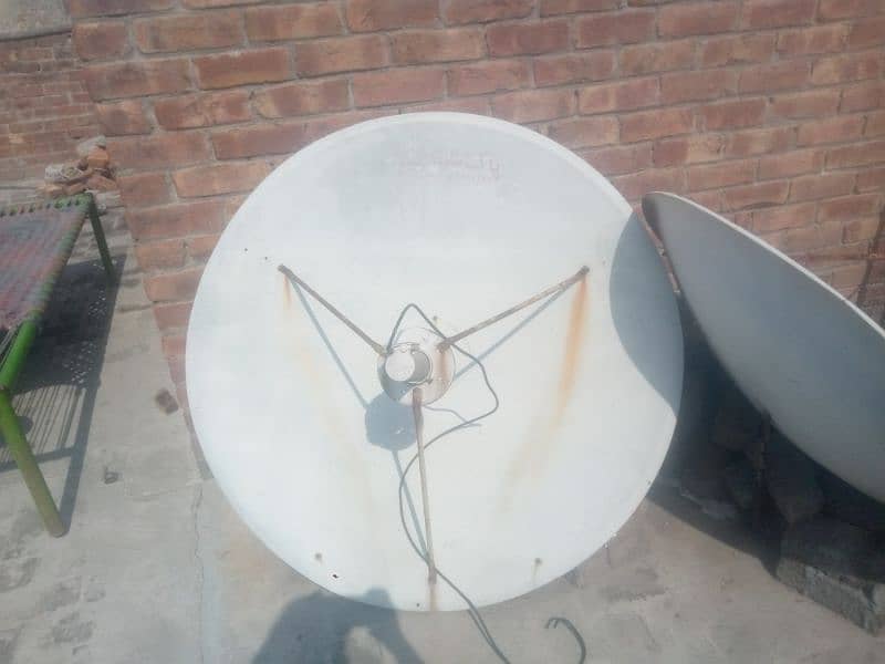 2 dishes and 1 resiver for sale baray taway 4