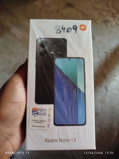 Redmi note 13 . . . (8+8/256) Complete box . . . 11 months warranty