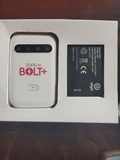 new Zong 4G Bolt + unlocked Device All Sims Working