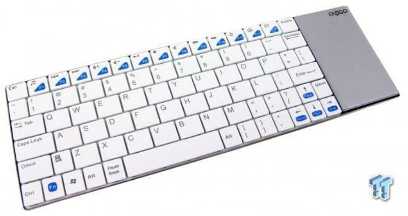 Rapoo E2700 Wireless Multi-media Touchpad Keyboard 0