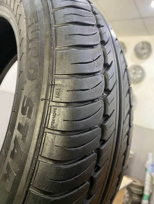 175-65-15 eurostar 4 tyres without punture 70% conditions 2