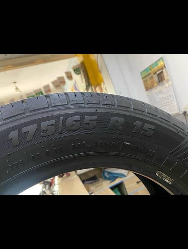 175-65-15 eurostar 4 tyres without punture 70% conditions 4