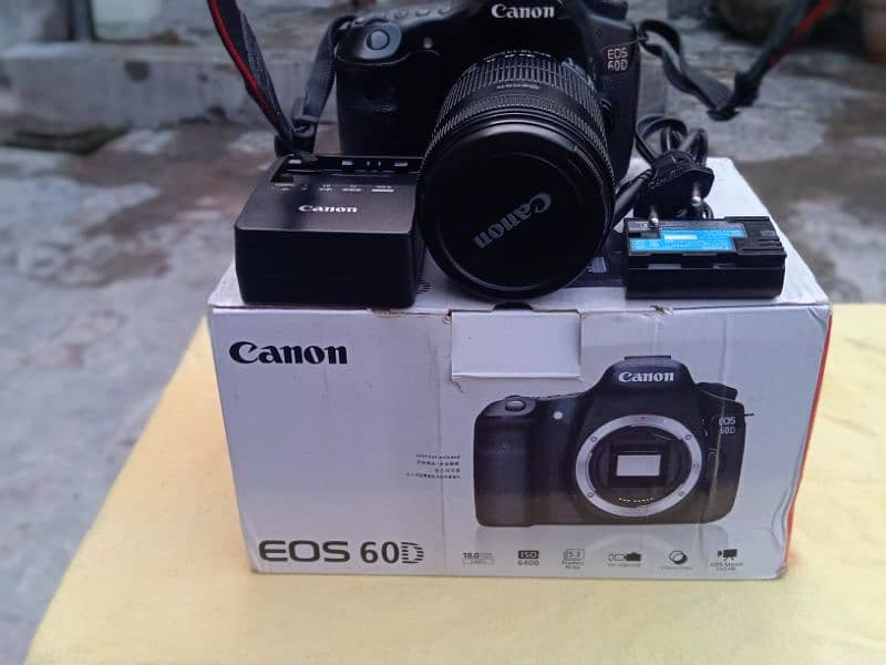 Canon 60D DSLR Camera With 18,135 lens and All accessories 2