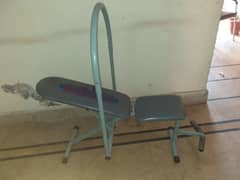 Bench exercise machine