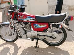 Honda CG125 Red Color Sep 2024 Unregisterd