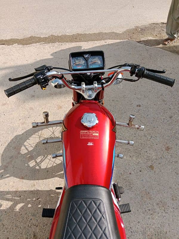 Honda CG125 Red Color Sep 2024 Unregisterd 1