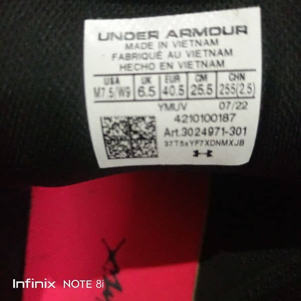 Under Armour Spawn 4 EUR 40.5/UK 6.5 4