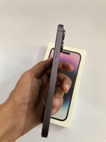 iPhone 14 Pro Max Deep purple 256GB + Sim Working 4