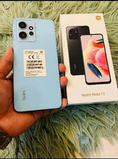 Redmi Note 12 ice blue colour 8Gb Ram 128Gb Rom