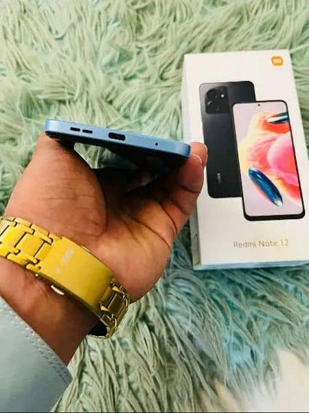 Redmi Note 12 ice blue colour 8Gb Ram 128Gb Rom 2