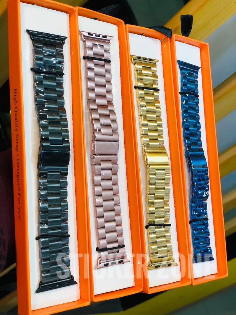 Apple Watch Straps : Stainless Steel 3-Bead 3