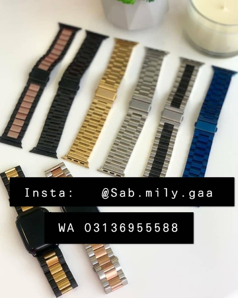 Apple Watch Straps : Stainless Steel 3-Bead 5