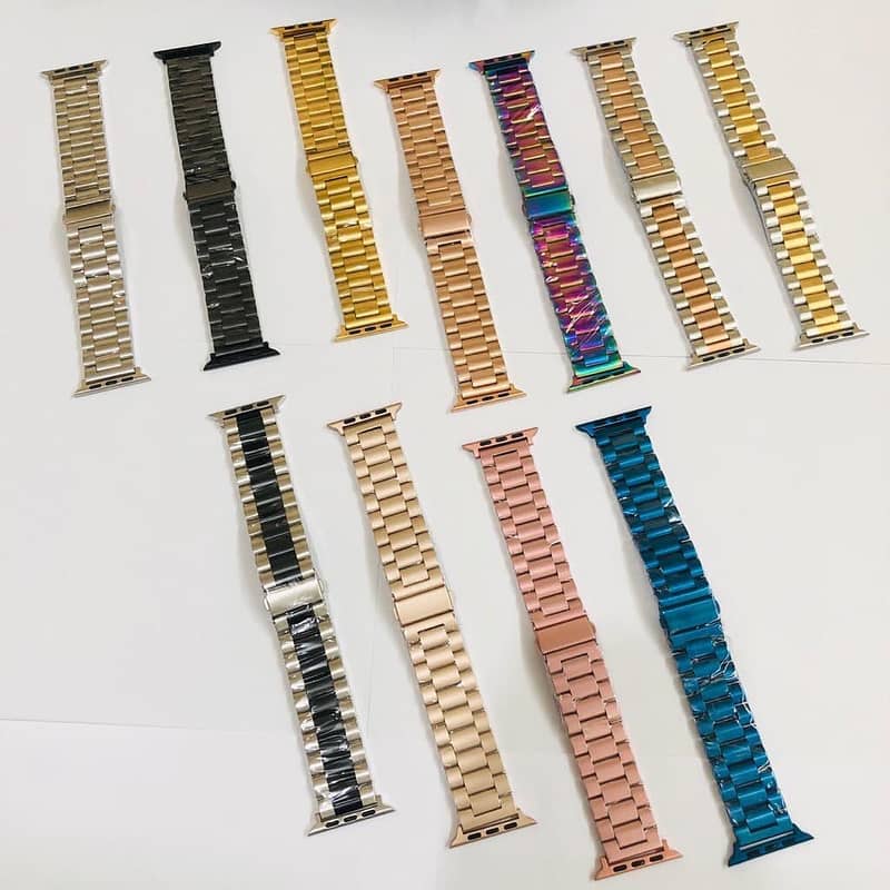 Apple Watch Straps : Stainless Steel 3-Bead 7