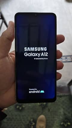 Samsung A12 4gb 128gb with box and chrger