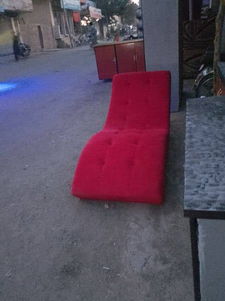 1 set red color sofa bed 3