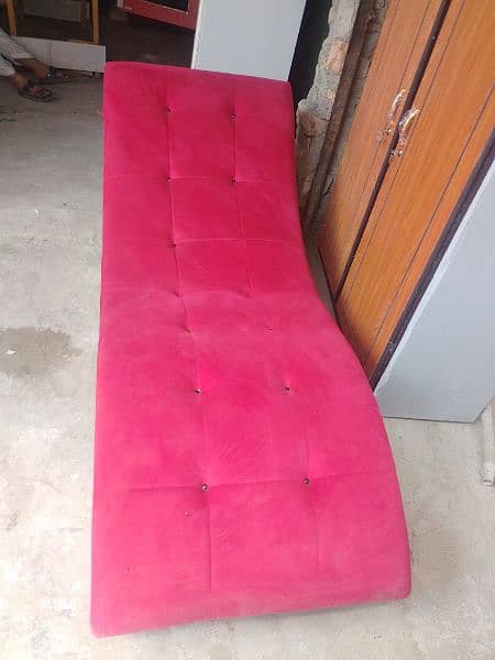 1 set red color sofa bed 4