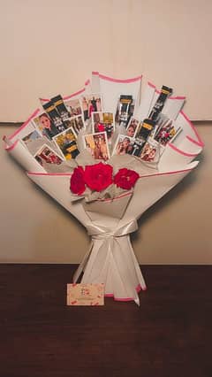 Custom Polaroid bouquet