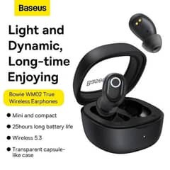 Baseus WM02 Wireless Earphones TWS Bluetooth 5.3 Headphones