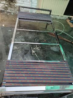 stainless steel charpai 0