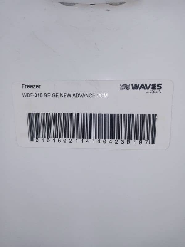 Waves deep freezer,model WDF 310 11