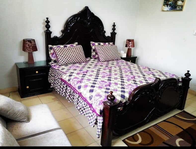 king bed set with spring mattress 1