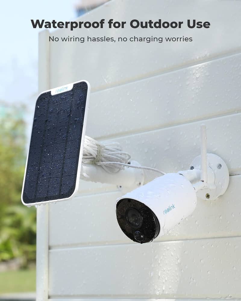 Wire-Free Wireless Outdoor Battery/Solar-Powered Security Camera 1