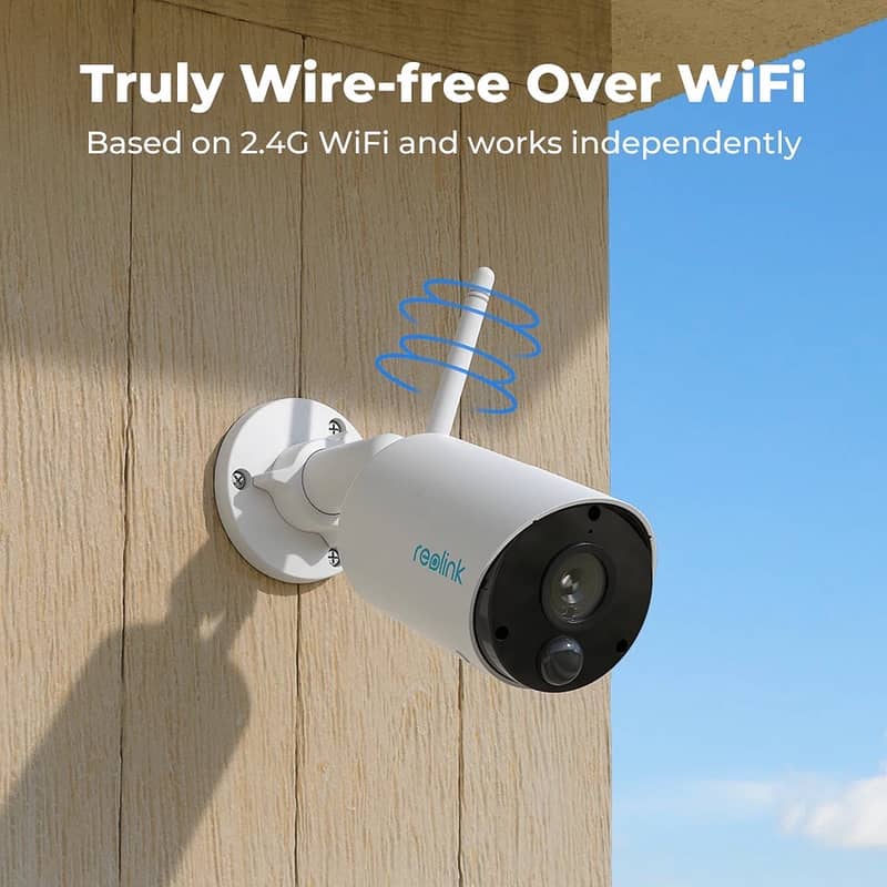 Wire-Free Wireless Outdoor Battery/Solar-Powered Security Camera 6