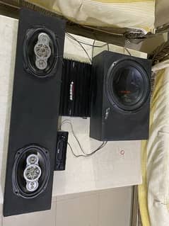 car full sound system with woofer