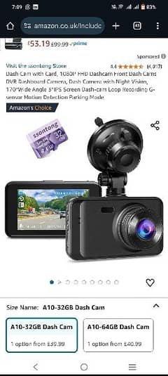 Dash Cam with Card, 1080P FHD Dashcam Front Dash Cams DVR Dashboard