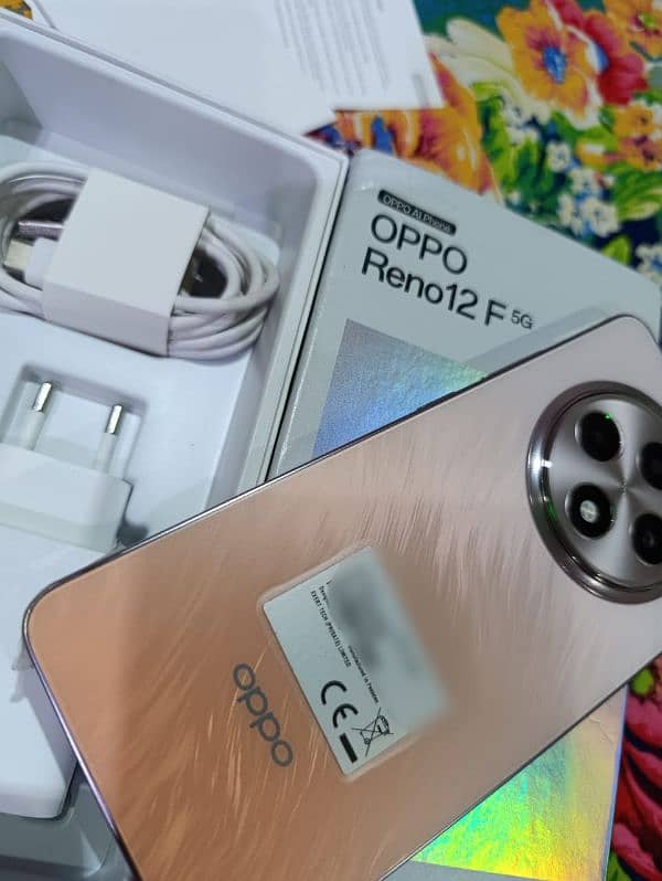 Oppo Reno12f 5G 12gb/256gb Amber Orange Box open lush condition 2