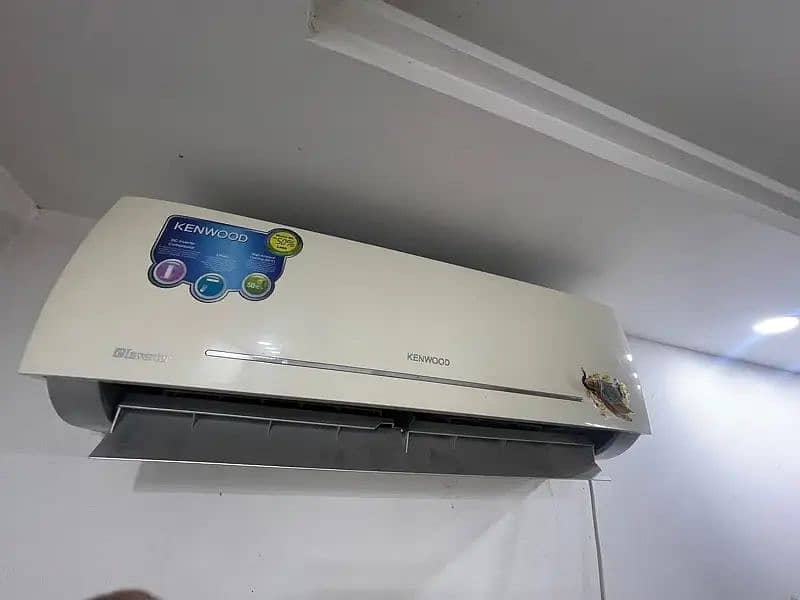 kenwood Ac inverter fully working condition 1.5 ton 1