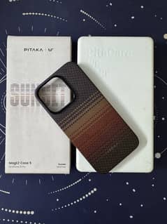 Pitaka Sunset Moonrise | Tactile Woven Case for iPhone 15 Pro