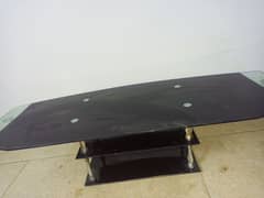 black center table