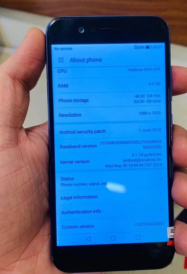 Huawei Nova 2 | 4GB Ram | 64GB Rom | Dual Sim | Finger Print Sensor | 7