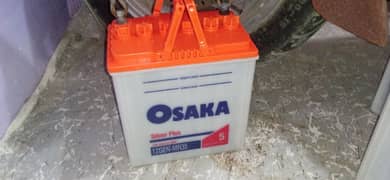 Osaka 35 ampere battery solar 12 volt fan phankha  and light car 660