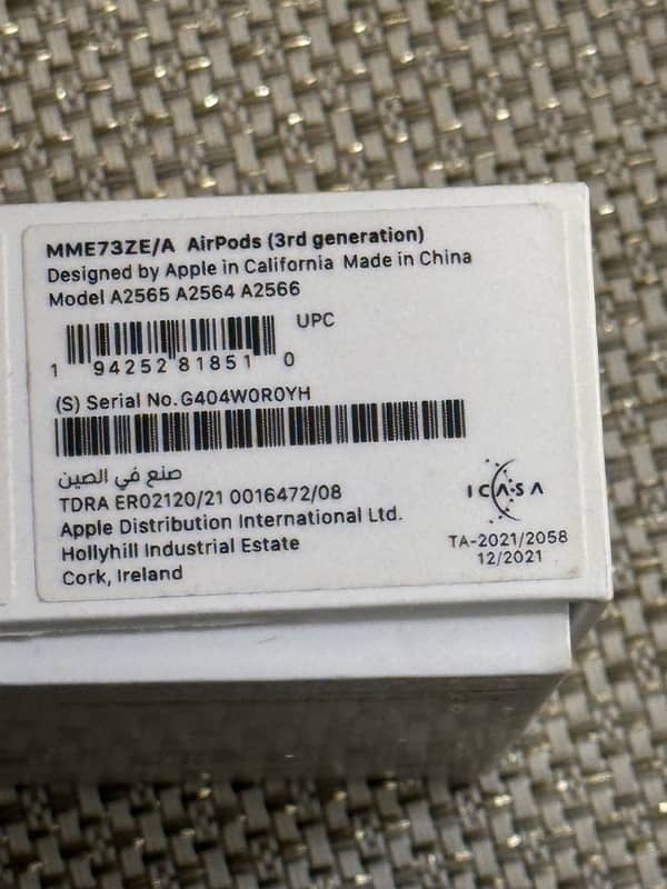 airpods 3rd gen with official warranty 2