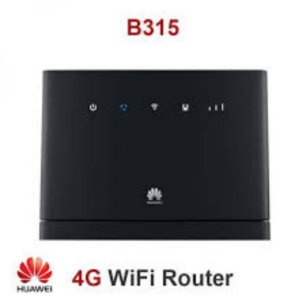 Huawei B315 4G LTE ROUTER ALL sims 1