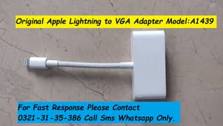 original apple lightning to vga adapter